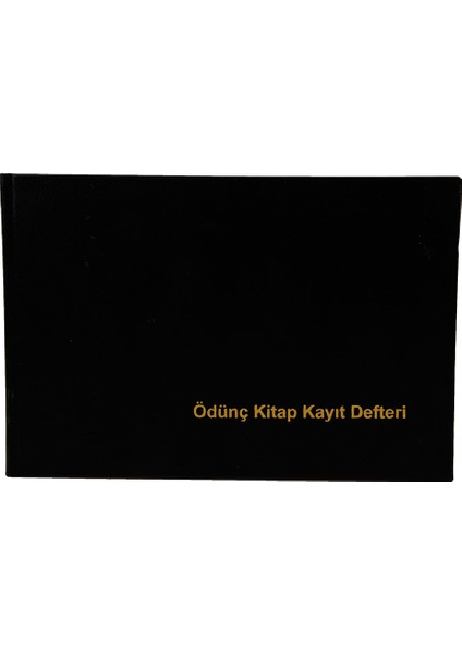 Ödünç Kitap Verme Defteri 96 Yaprak