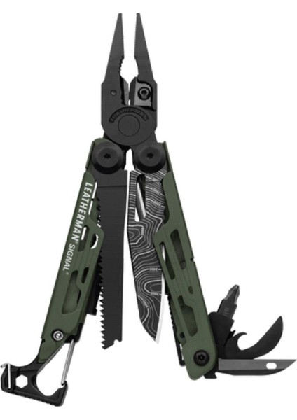 Signal Green Topo Blade Multi Tool
