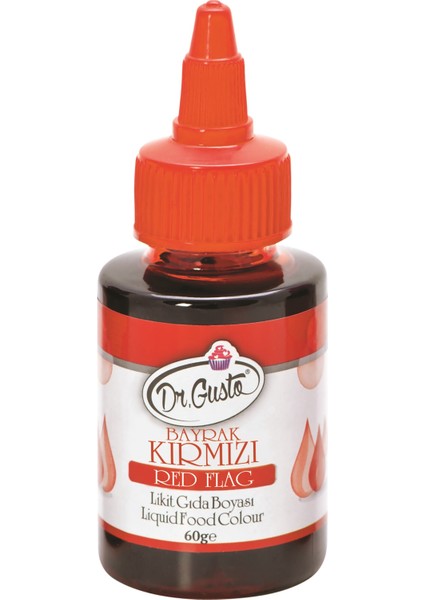 Likit Sıvı Gıda Boyası 60 gr Bayrak Kırmızı
