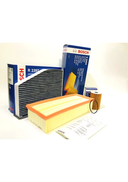 Volkswagen Golf 7 1.6 Tdı 2012 - 2019 Filtre Bakım Seti 4'lü