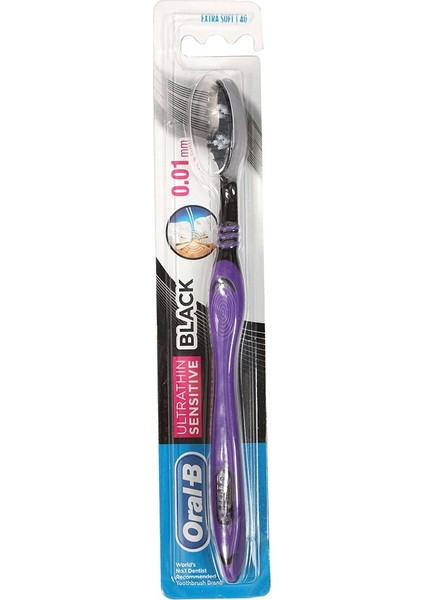 Sensetive Ultra Thin Black Ekstra Soft 40 Diş Fırçası