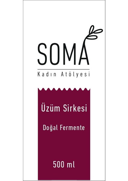 Üzüm Sirkesi Katkısız (Doğal Fermente) - 500 ml