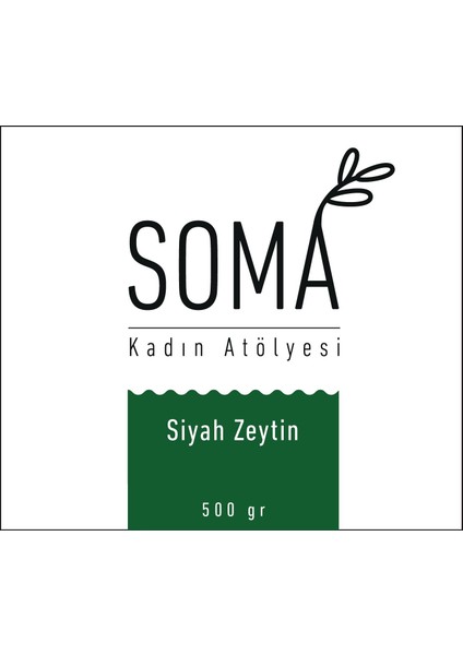 Siyah Zeytin Boyasız Katkısız - 500 gr