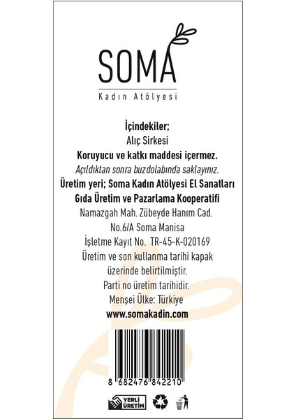 Alıç Sirkesi Katkısız (Doğal Fermente) - 500 ml