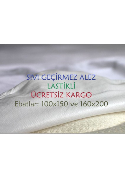 Yatak Koruyucu Sıvı Su Geçirmez Terletmeyen Lastiklitek Çift Kişilik Yatak Alezi indirimleri