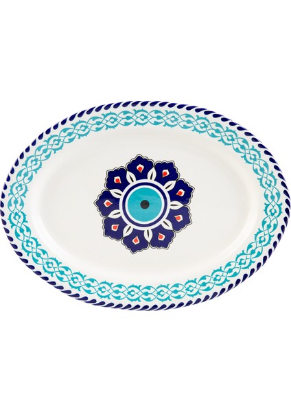 Mai Selçuklu Serisi Oval Tabak 36 cm