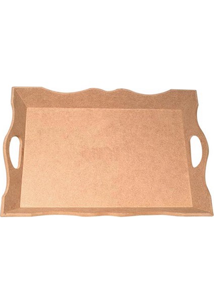 T 705 Ahşap 3 No 'v' Tepsi