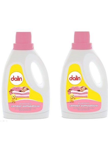 Sıvı Deterjan 1500 ml (2 Adet) + Bahar Ninnisi Çamaşır Yumuşatıcısı 1500 ml (2 Adet)