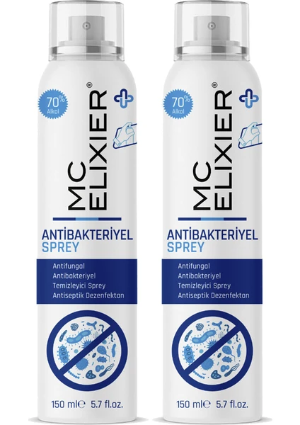 Mc Elixier Antibakteriyel Sprey 150 ml 2'li