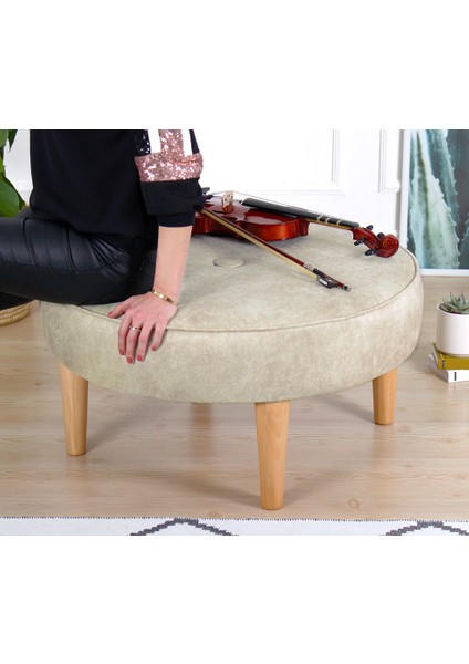 Sunset Puf - Krem modelleri