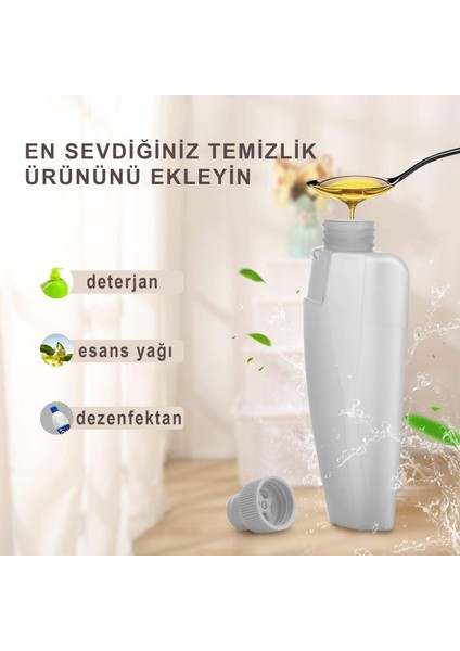 Sprey Mop Yedek Bezli Deterjan Hazneli Paspas Temizlik Siprey Spray Tablet Mop