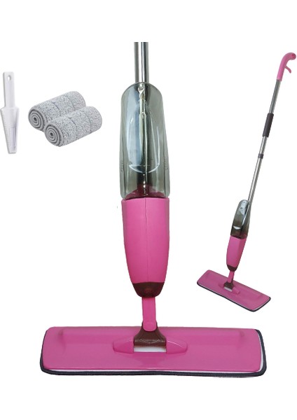 Sprey Mop Yedek Bezli Deterjan Hazneli Paspas Temizlik Siprey Spray Tablet Mop