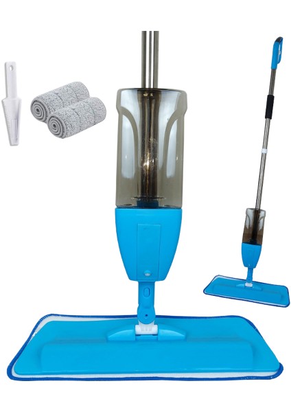 Sprey Mop Yedek Bezli Deterjan Hazneli Paspas Temizlik Siprey Spray Tablet Mop