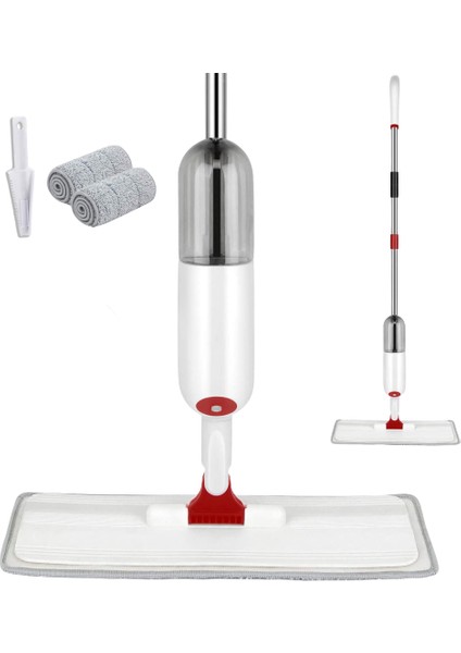 Sprey Mop Yedek Bezli Deterjan Hazneli Paspas Temizlik Siprey Spray Tablet Mop