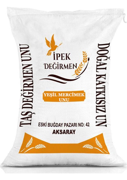 Ipek Değirmen Glutensiz Yeşil Mercimek Unu Katkısız 3 kg