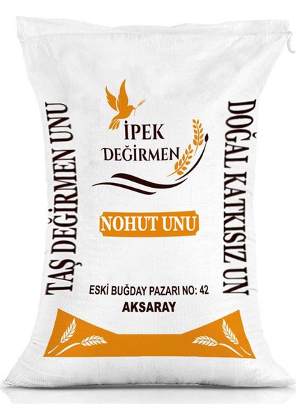 Ipek Değirmen Nohut Unu Katkısız Glutensiz Yüksek Protein 3 kg