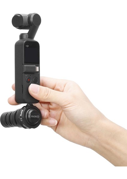 BY-DM100-OP Dji Osmo Pocket Shotgun Mikrofon