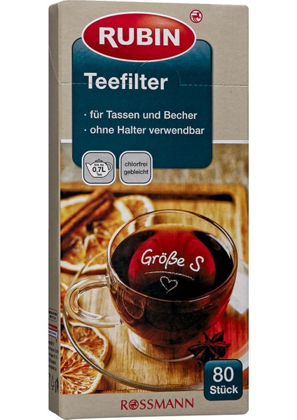 Çay Filtresi 80'li Küçük Boy