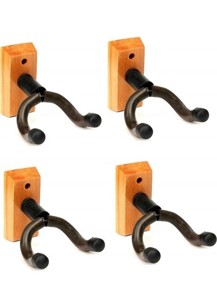 UKL-555SY (4X) Ukulele Duvar Askısı Standı Aparatı (4'lü Paket))