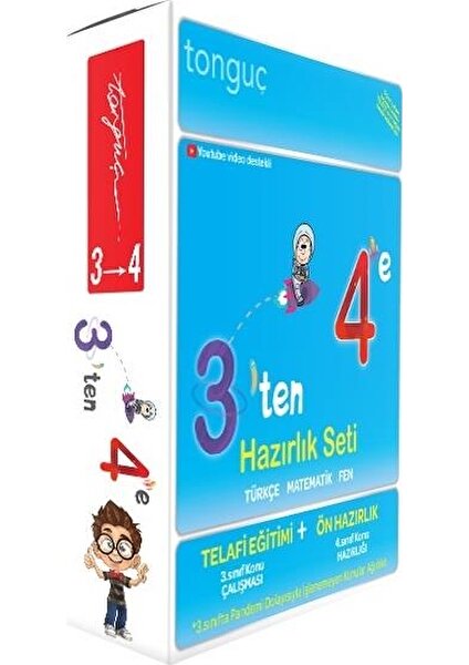 Tonguç Akademi 3'ten 4'e Hazırlık Seti 2024