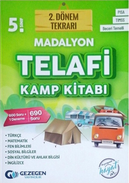 5.Sınıf 2.dönem Tekrarı Madalyon Telafi Kamp Kitabı