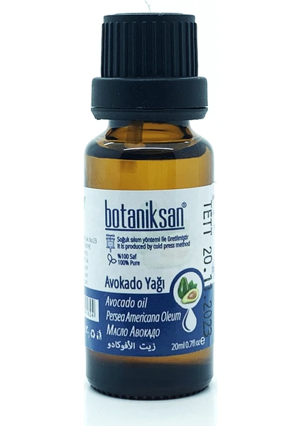 Avokado Yağı 20 ml Soğuk Sıkım Saf  Katkısız