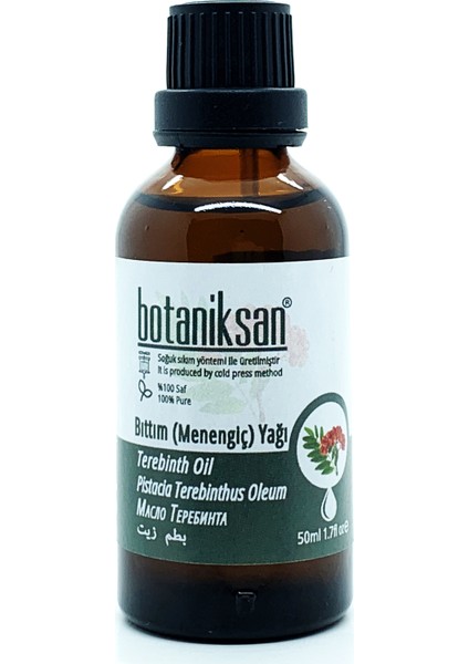Bıttım (Menengiç) Yağı 50 ml Soğuk Sıkım Saf Katkısız