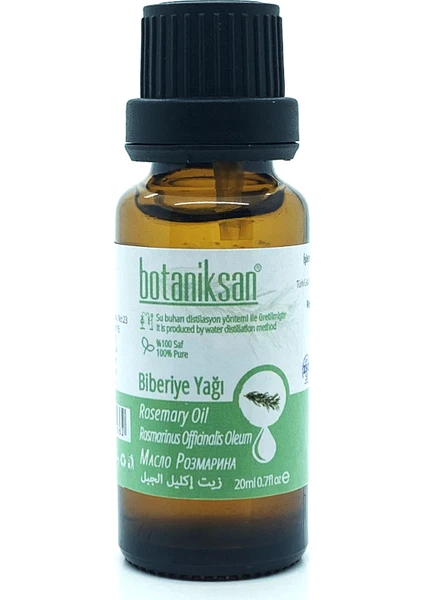 Biberiye Yağı 20 ml Distilasyon Saf  Katkısız