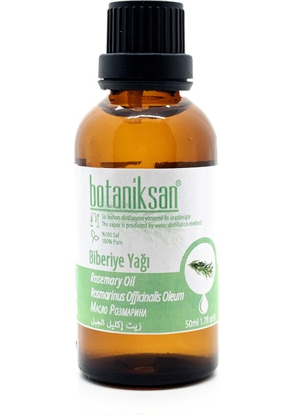 Biberiye Yağı 50 ml Distilasyon Saf Katkısız