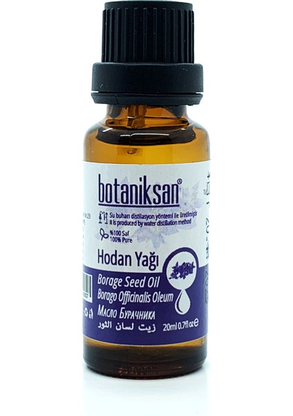 Hodan Yağı 20 ml Distilasyon Saf  Katkısız