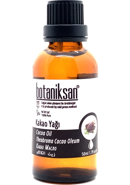 Kakao Yağı 50 ml Soğuk Sıkım Saf Katkısız