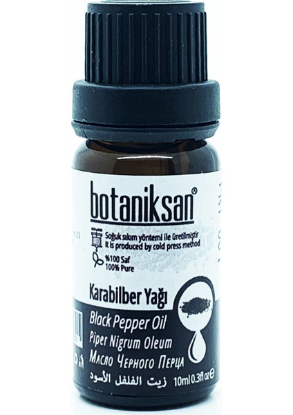 Karabilber Yağı 10 ml Soğuk Sıkım Saf Katkısız
