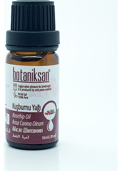 Kuşburnu Yağı 10 ml Soğuk Sıkım Saf Katkısız