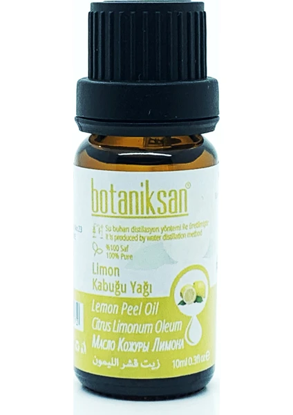 Limon Kabuğu Yağı 10 ml Distilasyon Saf  Katkısız