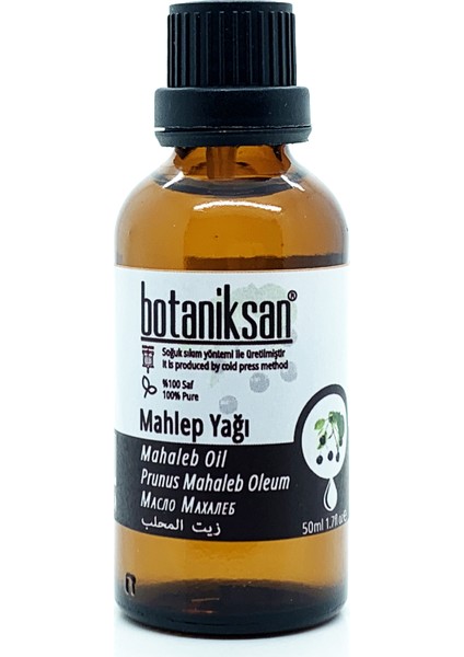 Mahlep Yağı 50 ml Soğuk Sıkım Saf  Katkısız