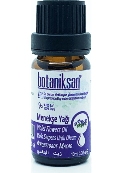 Menekşe Yağı 10 ml Distilasyon Saf Katkısız