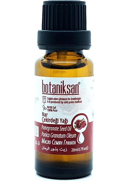 Nar Çekirdeği Yağı 20 ml Soğuk Sıkım Saf Katkısız