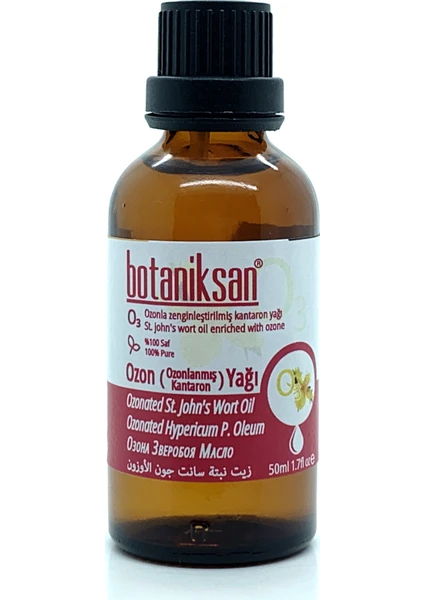 Ozon Yağı 50 ml (Ozonlanmış Kantaron Yağı) Saf  Katkısız