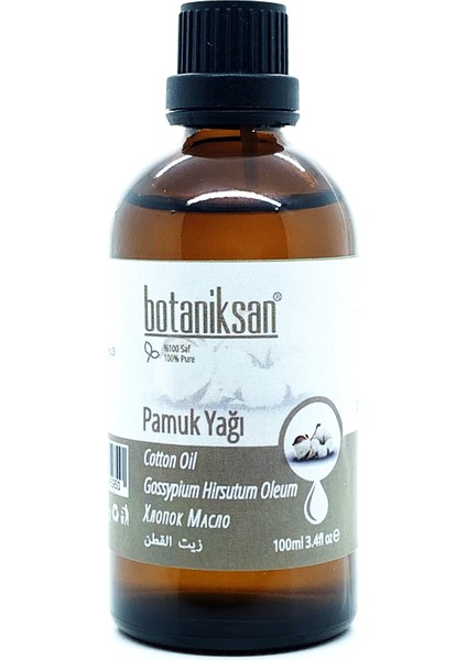 Pamuk Yağı 100 ml Saf Katkısız