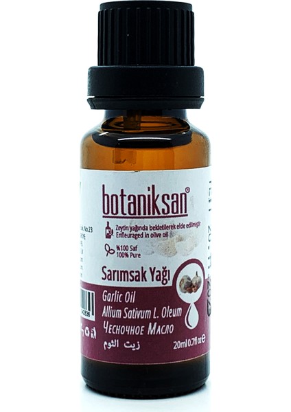 Sarımsak Yağı 20 ml Saf  Katkısız