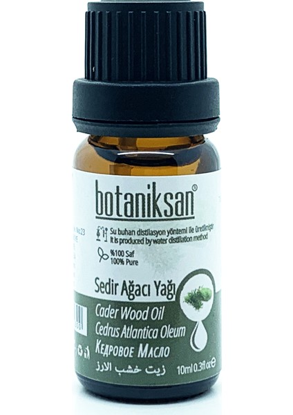 Sedir Ağacı Yağı 10 ml Distilasyon Saf Katkısız