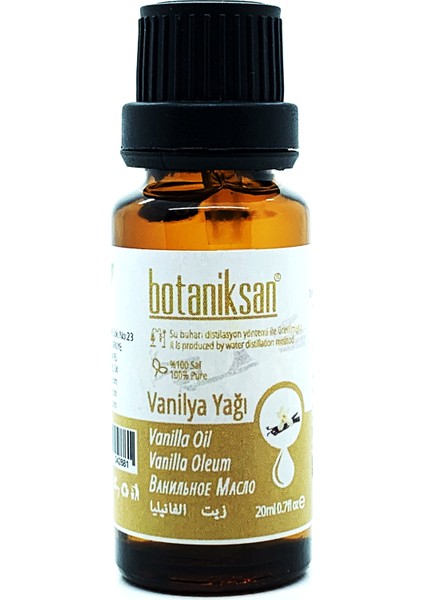 Vanilya Yağı 20 ml Distilasyon Saf  Katkısız