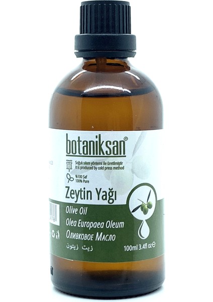 Zeytin Yağı 100 ml Soğuk Sıkım Saf Katkısız