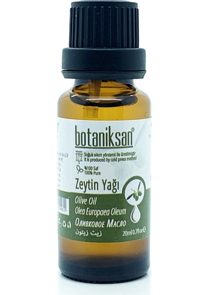 Zeytin Yağı 20 ml Soğuk Sıkım Saf  Katkısız