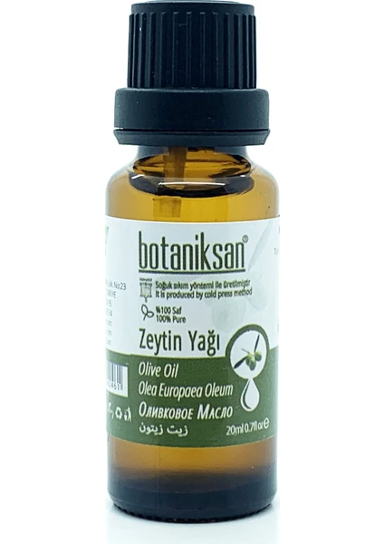 Zeytin Yağı 20 ml Soğuk Sıkım Saf  Katkısız