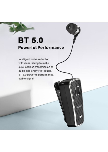 F970 Pro Clip-Kulaklık Kablosuz Bluetooth (Yurt Dışından)