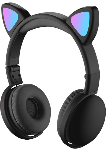 LED Kedi Kulaklık Rgb Renk Bluetooth 5.0 Kulaklık (Yurt Dışından)