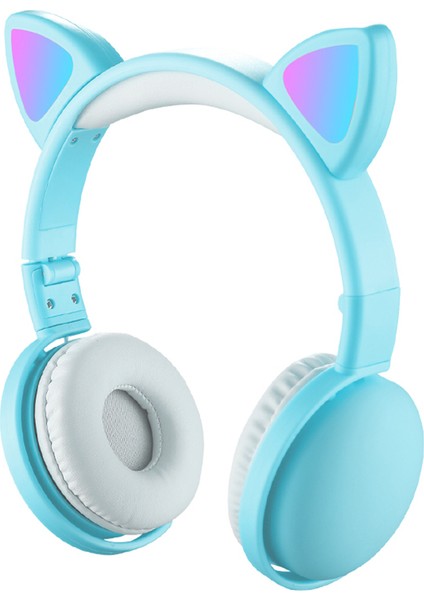 LED Kedi Kulaklık Rgb Renk Bluetooth 5.0 Kulaklık (Yurt Dışından)