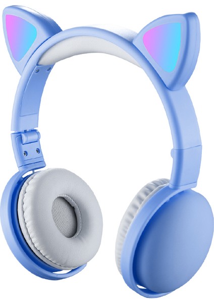 LED Kedi Kulaklık Rgb Renk Bluetooth 5.0 Kulaklık (Yurt Dışından)