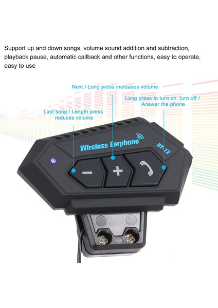 Bluetooth 4.0 + Edr Kulaklık Motosiklet Kulaklığı (Yurt Dışından)